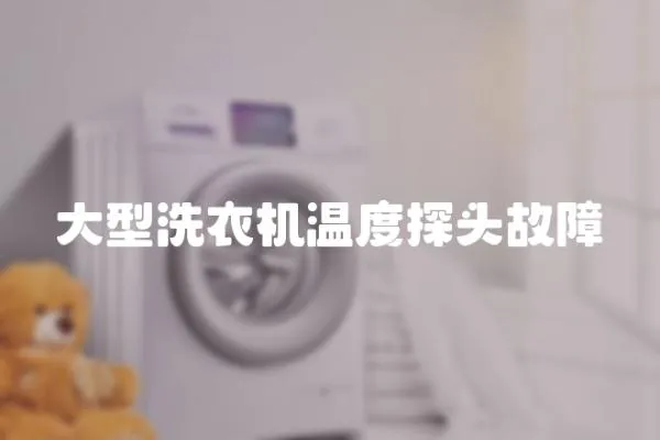 大型洗衣機(jī)溫度探頭故障