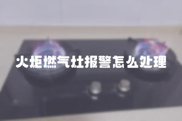 火炬燃氣灶報警怎么處理