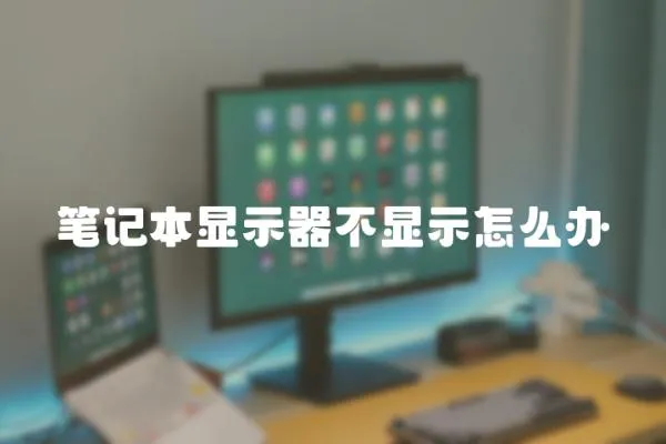 筆記本顯示器不顯示怎么辦