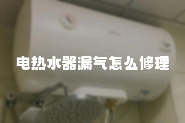 電熱水器漏氣怎么修理
