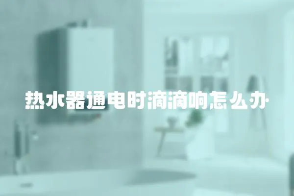 熱水器通電時滴滴響怎么辦