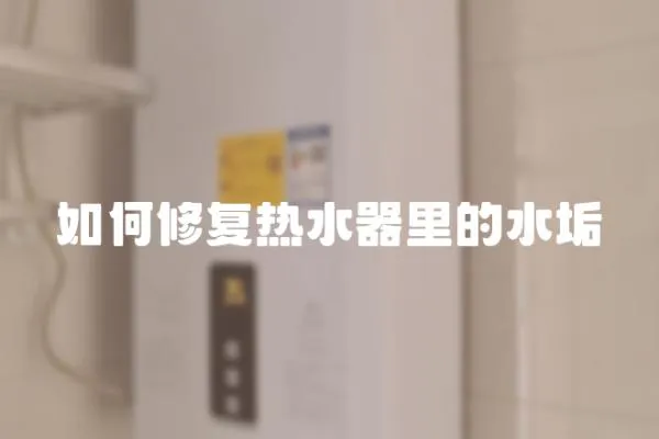 如何修復(fù)熱水器里的水垢