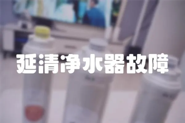 延清凈水器故障