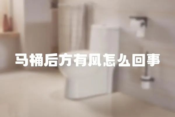 馬桶后方有風怎么回事