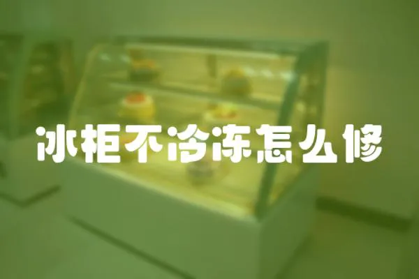 冰柜不冷凍怎么修