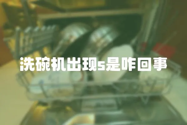 洗碗機出現s是咋回事