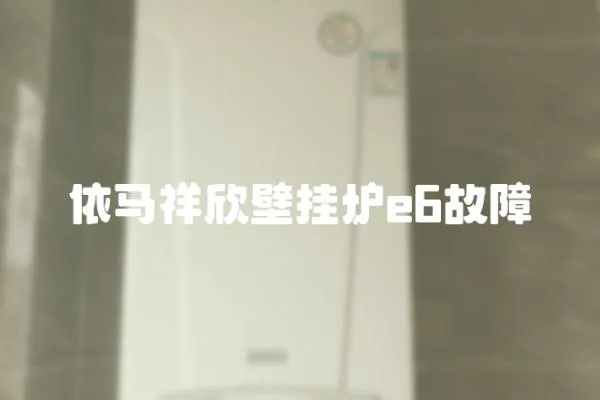 依馬祥欣壁掛爐e6故障