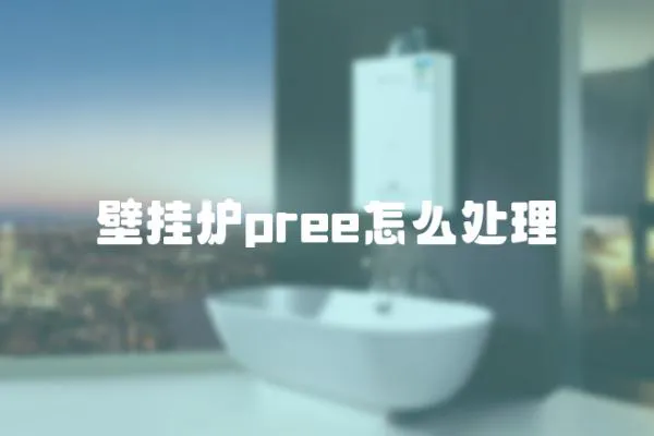 壁掛爐pree怎么處理