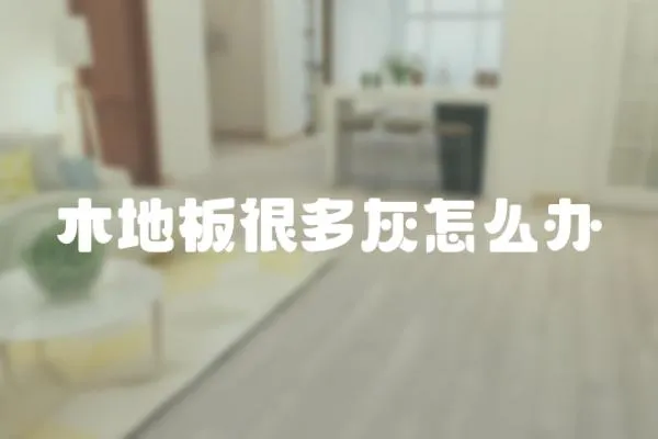 木地板很多灰怎么辦