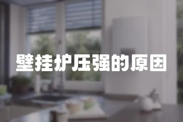 壁掛爐壓強的原因