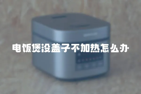 電飯煲沒蓋子不加熱怎么辦