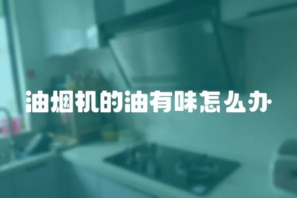 油煙機的油有味怎么辦