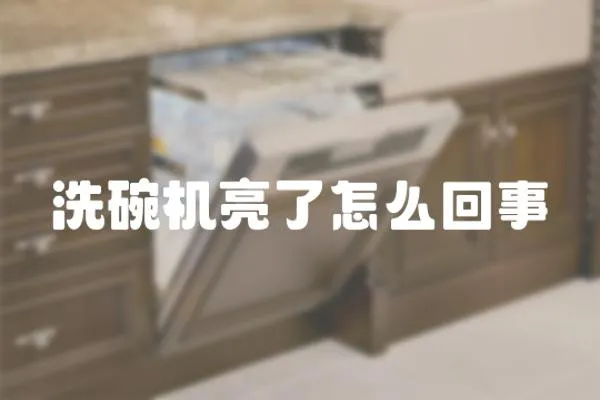洗碗機亮了怎么回事