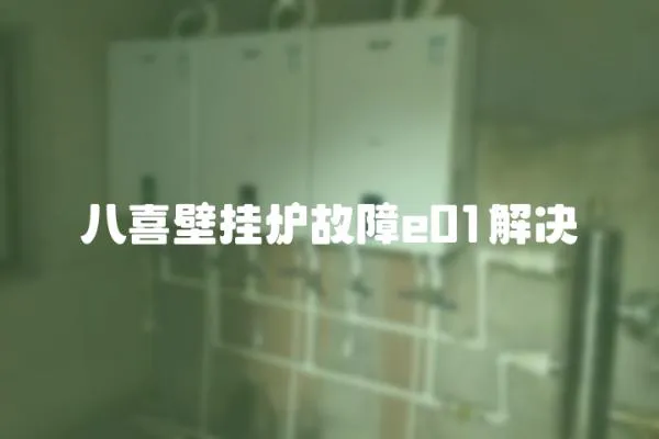 八喜壁掛爐故障e01解決