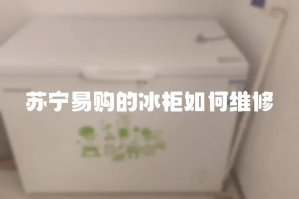 苏宁易购的冰柜如何维修