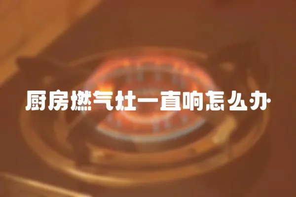 廚房燃氣灶一直響怎么辦