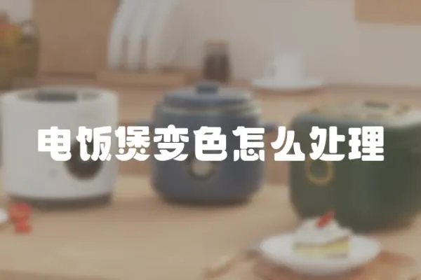 電飯煲變色怎么處理