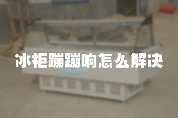 冰柜蹦蹦響怎么解決