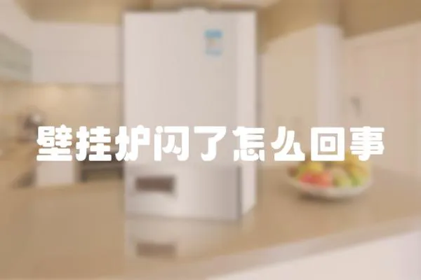 壁掛爐閃了怎么回事