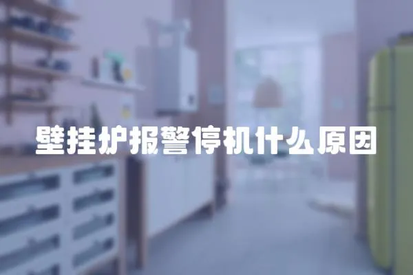 壁掛爐報警停機什么原因