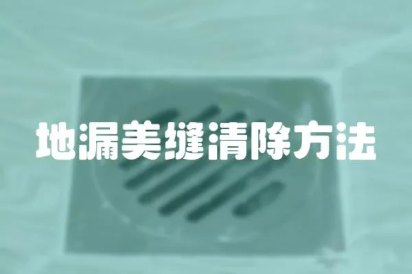 地漏美縫清除方法