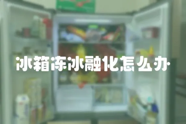 冰箱凍冰融化怎么辦