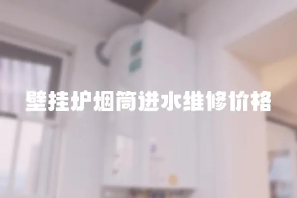 壁挂炉烟筒进水维修价格