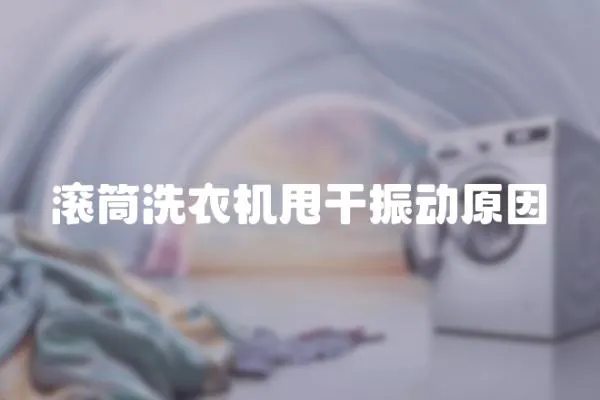 滾筒洗衣機甩干振動原因