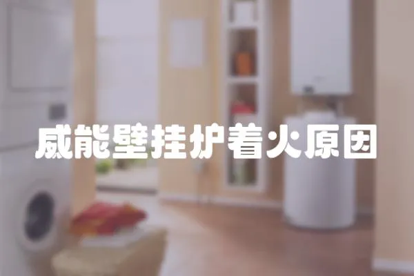 威能壁掛爐著火原因