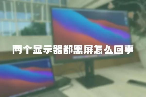 兩個顯示器都黑屏怎么回事