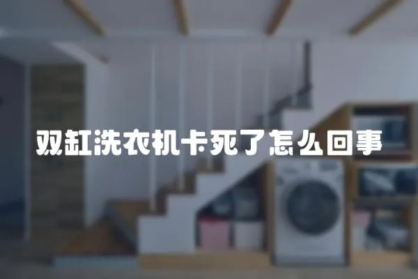 雙缸洗衣機卡死了怎么回事