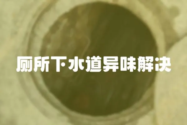 廁所下水道異味解決