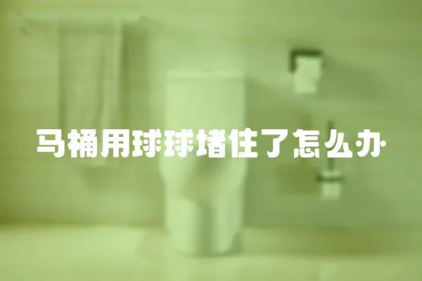 马桶用球球堵住了怎么办