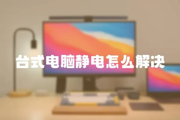 臺式電腦靜電怎么解決