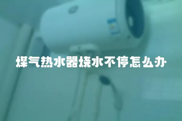煤氣熱水器燒水不停怎么辦