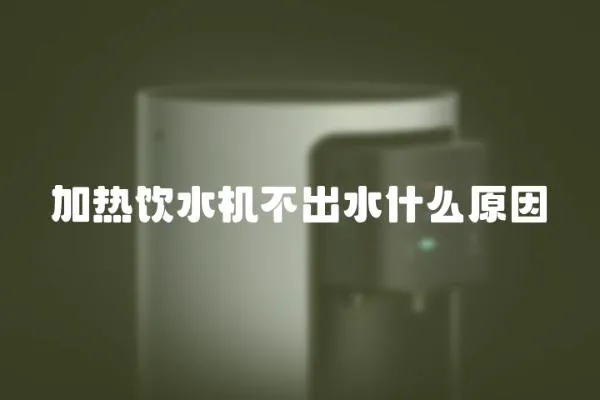 加熱飲水機不出水什么原因