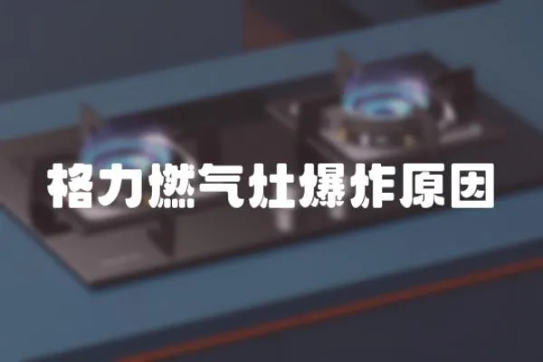 格力燃氣灶爆炸原因
