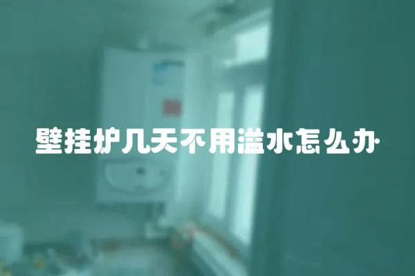 壁掛爐幾天不用溢水怎么辦