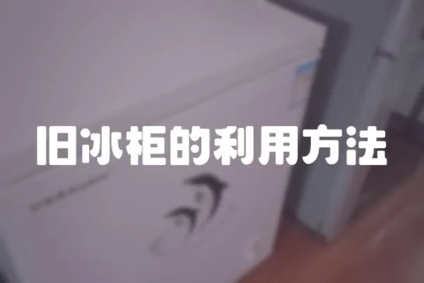 舊冰柜的利用方法