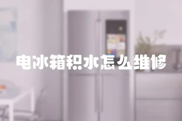 電冰箱積水怎么維修