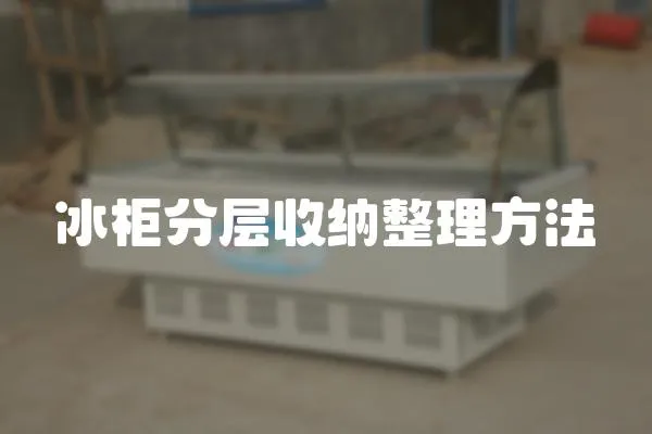 冰柜分層收納整理方法