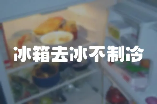 冰箱去冰不制冷