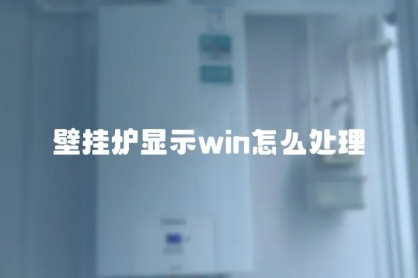 壁掛爐顯示win怎么處理