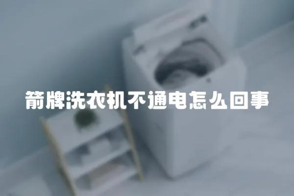 箭牌洗衣機(jī)不通電怎么回事