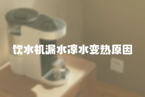 飲水機漏水涼水變熱原因