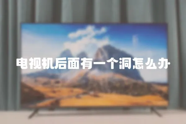 電視機后面有一個洞怎么辦