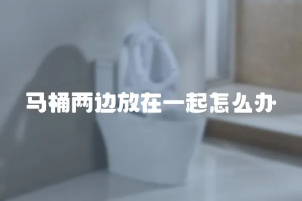 馬桶兩邊放在一起怎么辦