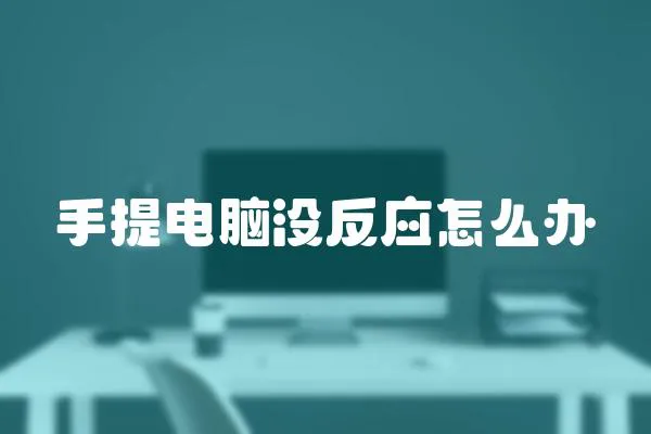手提電腦沒(méi)反應(yīng)怎么辦
