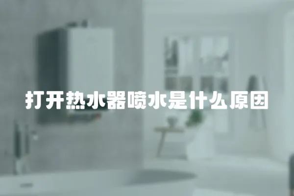 打開(kāi)熱水器噴水是什么原因