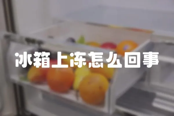冰箱上凍怎么回事